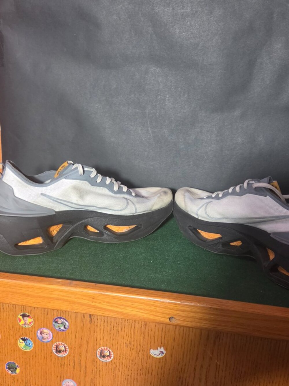 Nike ZoomX Vista Grind Sneakers White Grey Orange - Picture 3 of 5